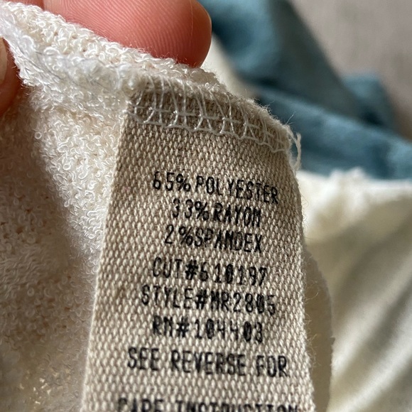 Anthropologie Moon River Ivory Knit Peplum Top - SOLD - Picture 8 of 8